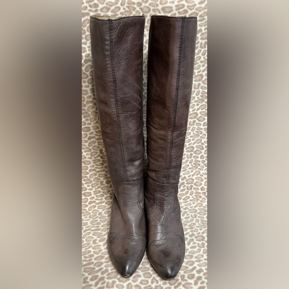 Frye Shoes - Frye Missy Tall Wedge Boot Size 8.5M